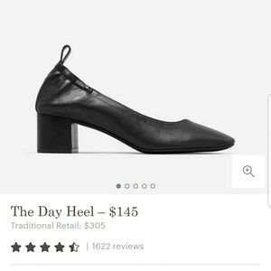 Everlane The Day Heel - Black -